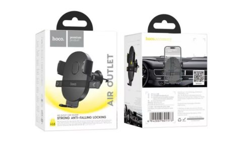 Hoco H18 Szellőzőrácsra rögzíthető autós telefontartó fekete