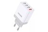 KAKUSIGA KSC-912 YUANDA 4XUSB HÁLÓZATI TÖLTŐ QC3.0 28.5W FEHÉR