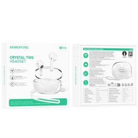 Borofone BW46 Ice Flake TWS Bluetooth Headset Fehér