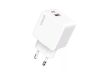 Yooup NC55-D USB-A/USB-C Hálózati Gyorstöltő Adapter 30W