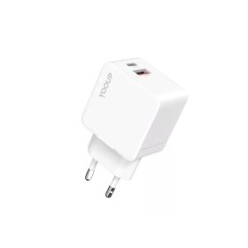 Yooup NC55-D USB-A/USB-C Hálózati Gyorstöltő Adapter 30W