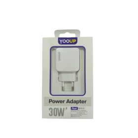 Yooup NC55-D USB-A/USB-C Hálózati Gyorstöltő Adapter 30W
