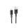 BOROFONE BX111 FELIZ LIGHTNING KÁBEL 2.4A 1 MÉTER FEKETE
