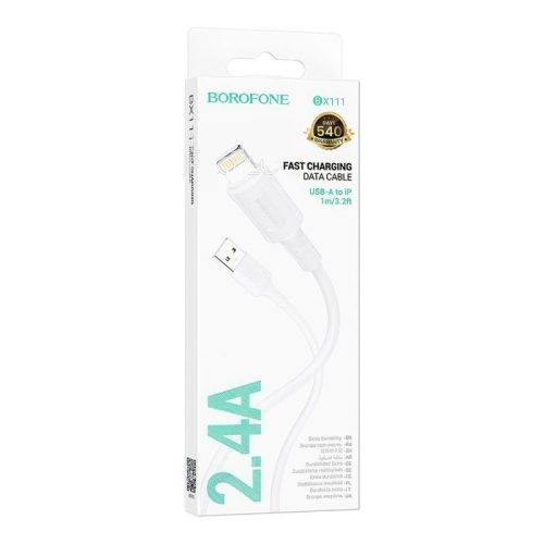 Borofone BX111 Feliz Kábel 2.4A 1 Méter