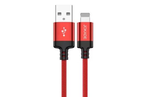 JOKADE JA002 DAWEI LIGHTNING KÁBEL 5A 2 MÉTER PIROS