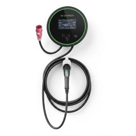   EV Charger 22kW Kültéri Autótöltő – Extra Vízálló (IP65), RFID kártyás indítás, 3 fázis - Type 2