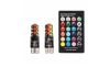  Távirányítós LED T10 W5W RGB / 12V 