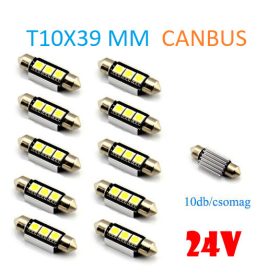   24V 10db/csomag CANBUS 3SMD LED LA513C-39CS Szofita hűtőbordas 