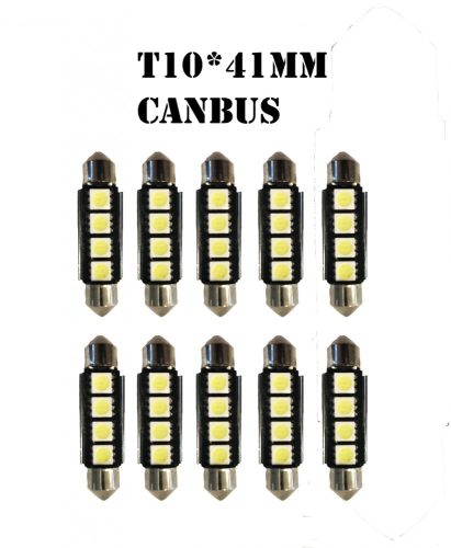  10db/csomag CANBUS 3SMD LED LA513C-41CS Szofita hűtőbordas 