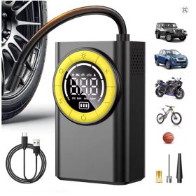 Akkumulátoros  mini  kompresszor T2199   