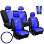 Universal seat cover blue-black UL-AG23001BBL