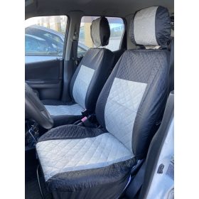   Univerzális fekete/szürke steppelt üléshuzat szett UL-AG23002BG