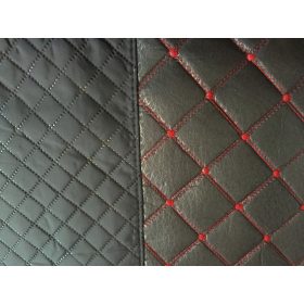   Univerzális fekete/piros steppelt üléshuzat szett UL-AG23002BK