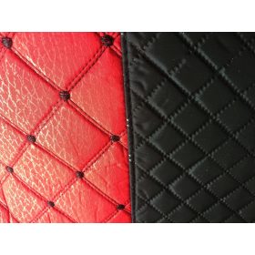   Univerzális fekete/piros steppelt üléshuzat szett UL-AG23002BR