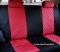 Univerzális fekete-piros steppelt üléshuzat szett UL-AG23002BR 