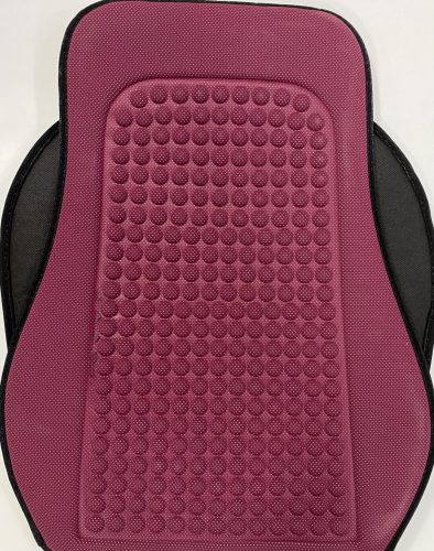 Autós ülésvédő, buborékos felülettel, bordó színben
