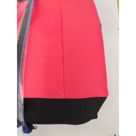 Furgon üléshuzat, 1+2 fekete-piros színű