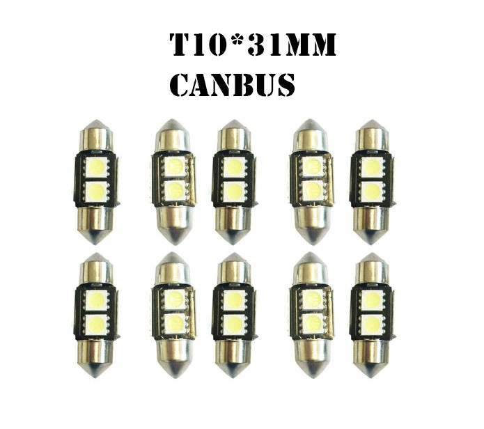 10db/csomag CANBUS 3SMD LED LA513C-31CS Szofita hűtőbordas