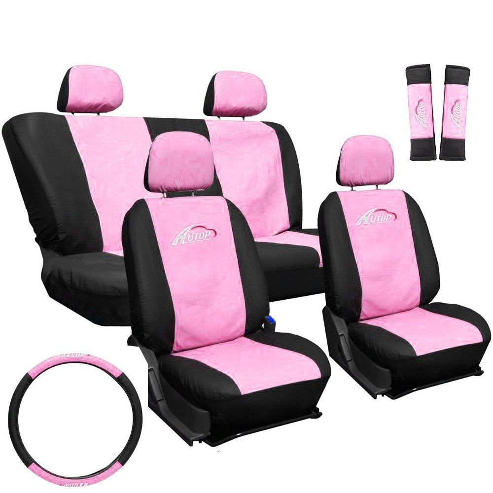 Univerzális üléshuzat UL-AG23001 pink-fekete